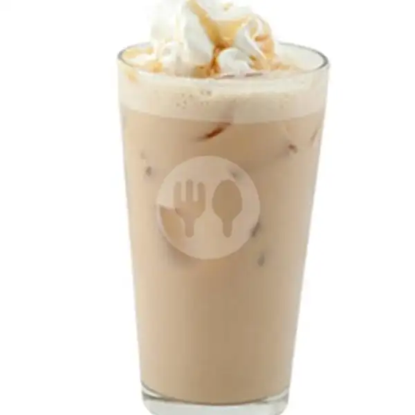 Ice Vanilla Latte + Susu Coklat | Ayam Bakar Jakarta (ABJ), Kumala