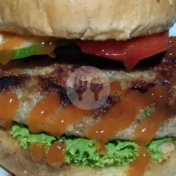 Burger Daging Klenger | Kedai Mr. Azka