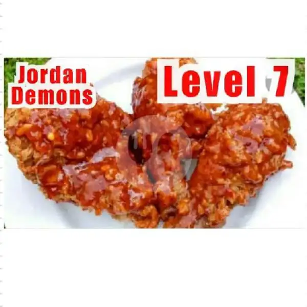 Chicken Demon Sauce + Free Rice + Salad + Ice Tea | Ayam Geprek Jordan Full Pack, Kebo Iwa