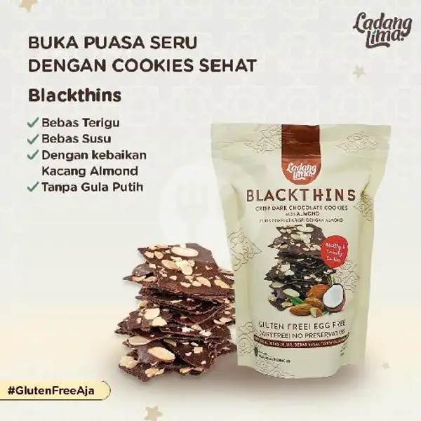 Cookies Black Thins 100gr | Putri Almond Store, Sukabumi