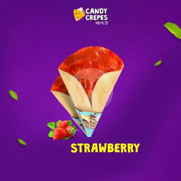 Strawberry | Candy Crepes, Jl. Bendungan Sigura-gura, Sumbersari Lowokwaru Kota Malang 