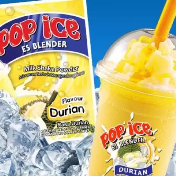 Pop Ice Durian + Cincau | M.M Jus Buah Segar & Es Buah 100% Gula Asli, Suka Karya