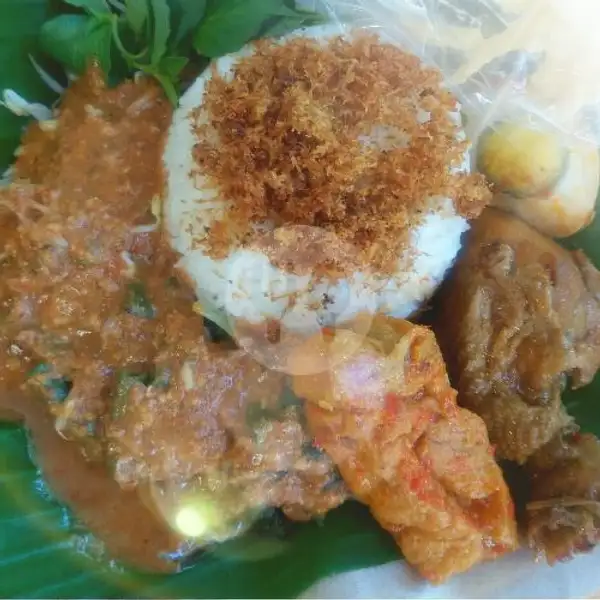 Nasi Pecel Lodeh Mix Max + Daging Bali+ Telor Bali 1 | Depot Nasi Campur Mix Max, Karang Asem