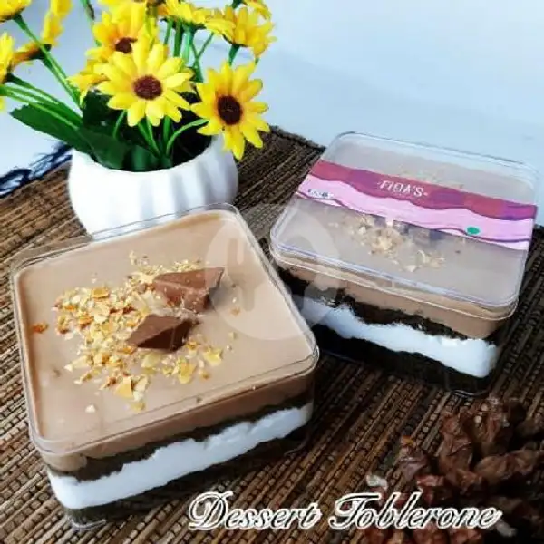 Toblerone Choco Almond Cake Dessert | Fidy's Kitchen, Kebon Jeruk