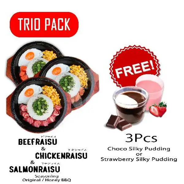 Trio pack (FREE 3 silky pudding) | koburi