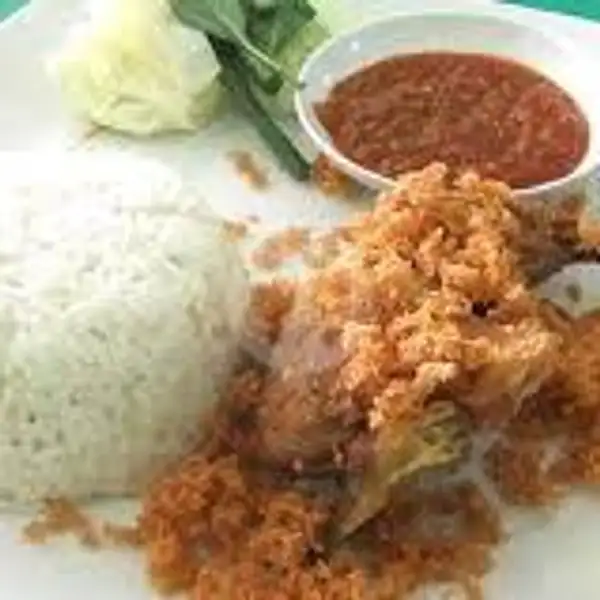 paket  ayam + nasi putih | Bandar 888 Sea food Nasi Uduk