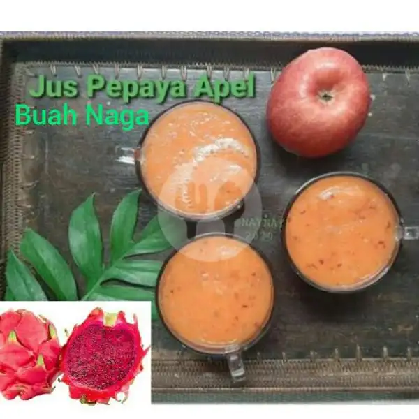 Juice Mix 3 Varian (Pepaya +Apel + Naga) | Juice Buah Ori