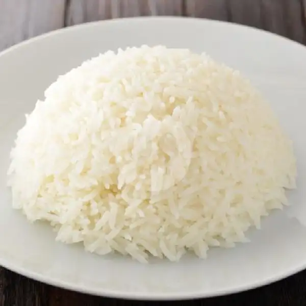 Nasi Putih | Cafe Adek Vegetarian, Komplek Griya Mas