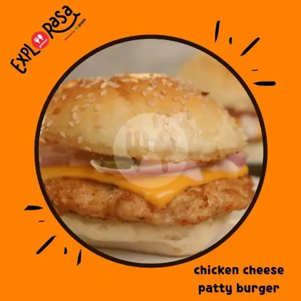 Chicken Cheese Patty Burger | Kedai Jajan Syauqi, Pondok Gede
