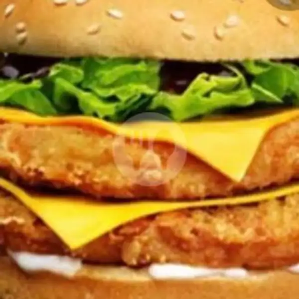Burger Original Double Chicken | Angkringan Zaid