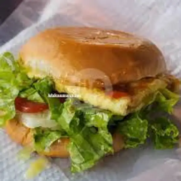 Burger Telor Standar | Thai Tea Jajankuy