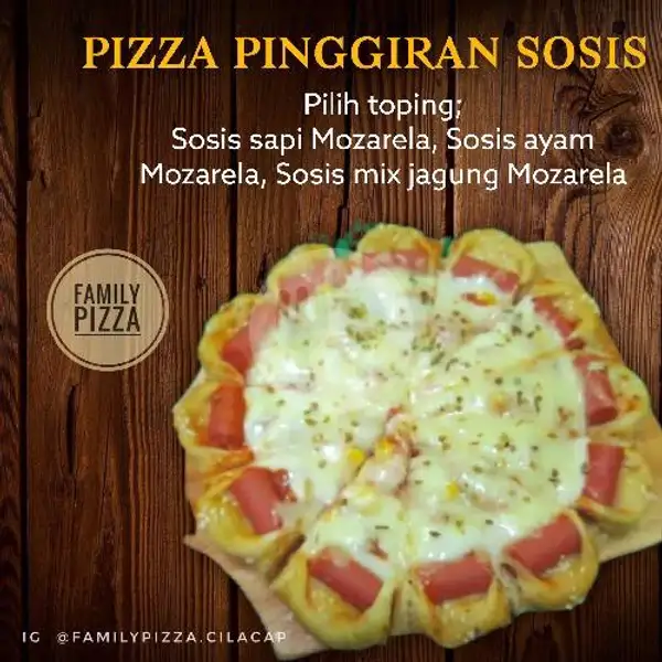 Pizza Mozarela Pinggiran Sosis | Family Pizza, Jeruk Legi
