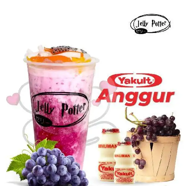 Anggur Mix Yakult | Jelly potter, Harjamukti