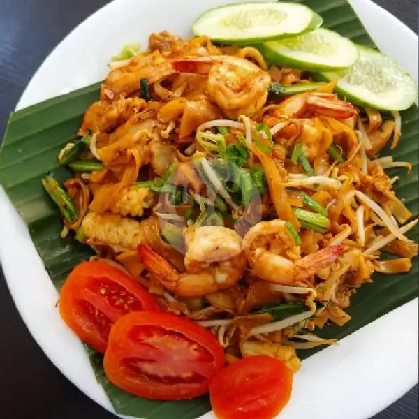 Kwetiau goreng seafood | bakmie Singkawang Aang 51 Krendang