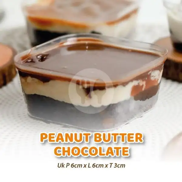 Personal Peanut Butter Chocolate Dessert Box | Vanila cake