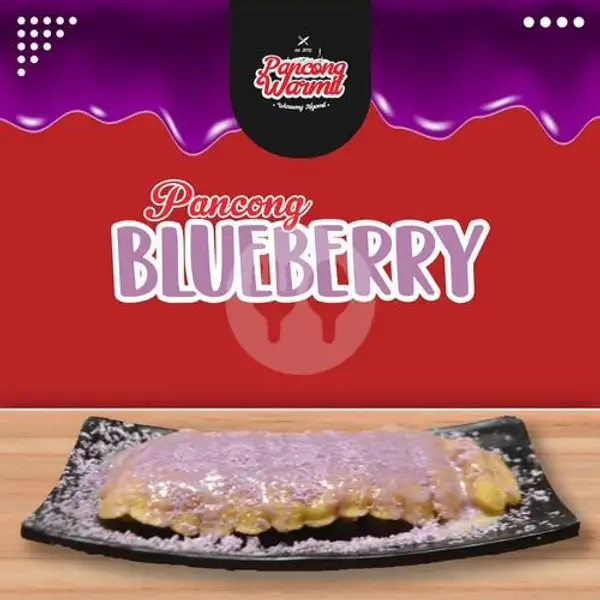 Kue  Pancong Blueberry (1/2 Loyang) | Pancong Warmil (Waroeng Ngemil), Suhat