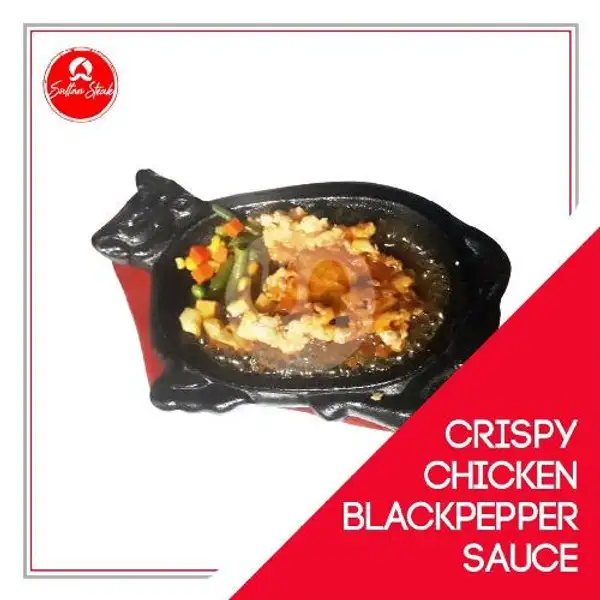 Crispy Chicken Steak Single Blackpaper Sauce | Sultan Steak Sawojajar