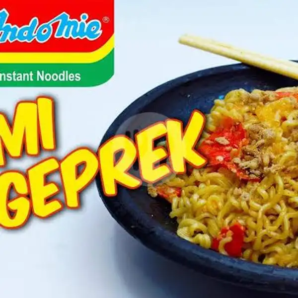 Indomie Ayam Geprek Telor+es teh Manis | Gado - Gado Prapatan
