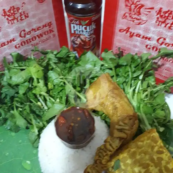 Paket Nasi Ayam Tempe Usus Pucuk | Ayam Gorowok Asep Tiyen, Murni 3