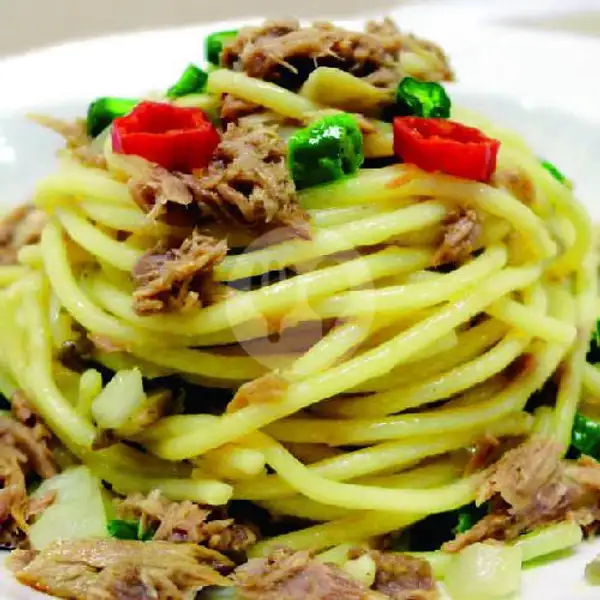 Spaghetti Tuna Chilli | Geulis Boutique Cafe, Dago