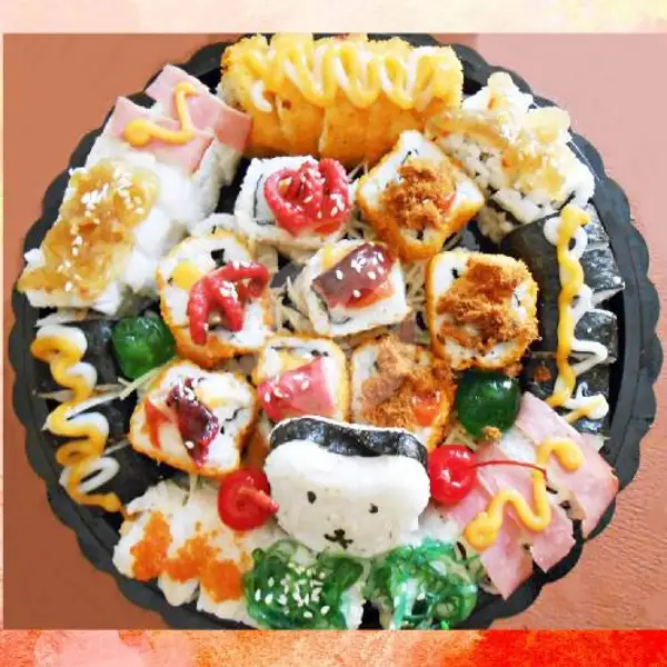Taart isi 60 pcs | Oishii Sushi