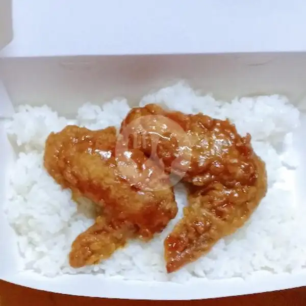 Nasi Chicken Wings Saus Bbq / Original | Dapur Bunda Fifin, Kelud