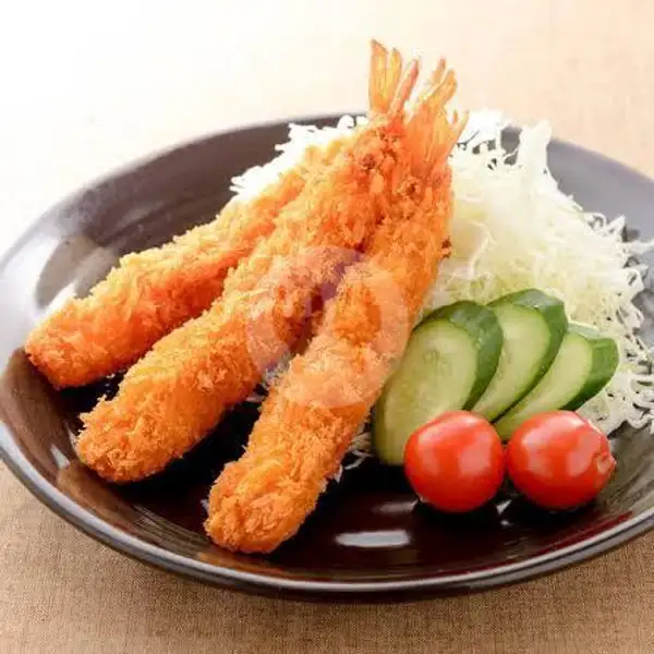 Ebi Furai + Vegetarian Salad | Mie Udang Kelong, Padang Barat