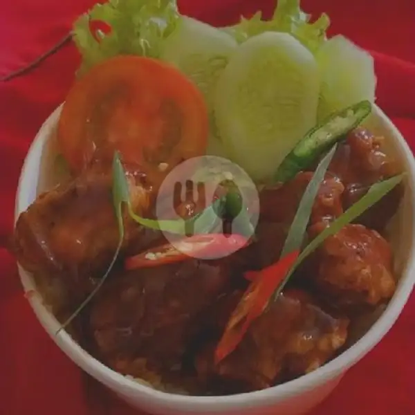 Chicken Blackpaper | Rice Bowl Maju Lancar
