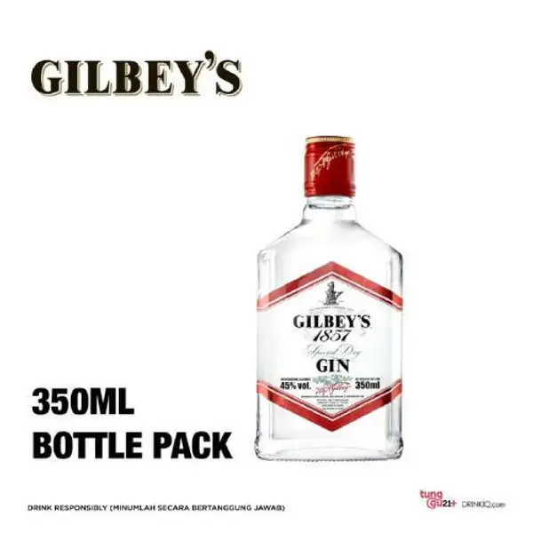 Gilbeys Whisky 350ml | Buka Botol Green Lake