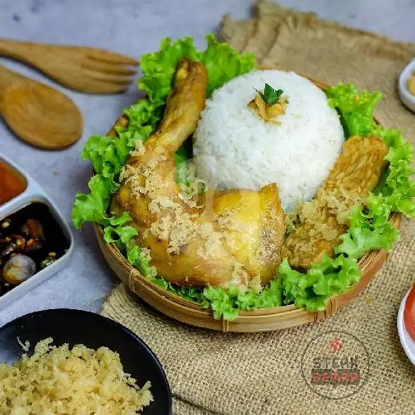 Ayam Goreng + Nasi | Steak Semar, Melong