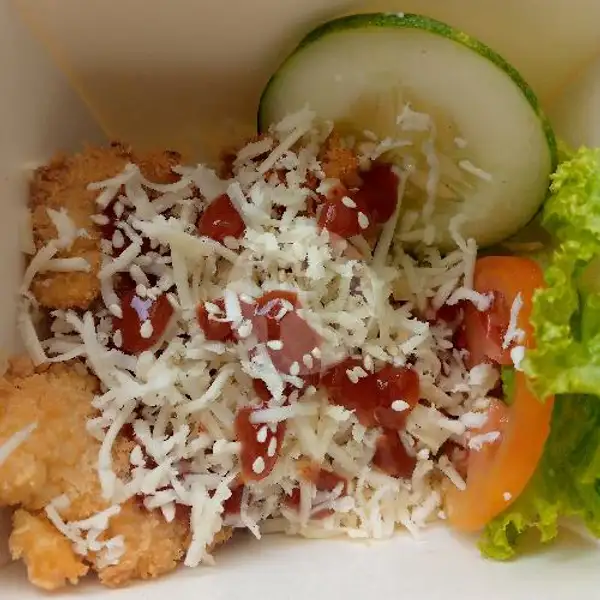 Nasi Ayam Katsu Barbeque/Lada Hitam Keju | Toast Tentang Kita dan Tip Top Boba, Mlati