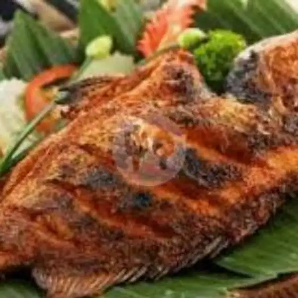 Paket Ikan Kakap Bakar Big Size Sambal Merah | Warkop Ayam Gepeng, Cimanggis