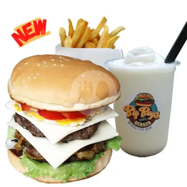 Paket Hemat Burger D | Big Boy's Burger