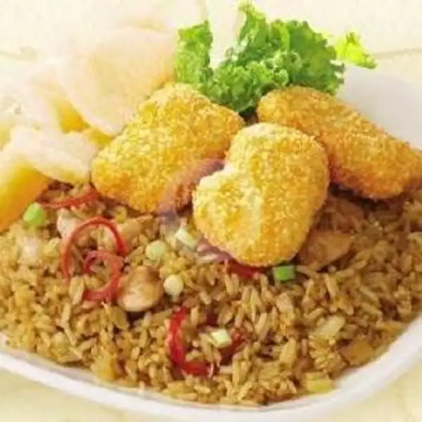 Nasi Goreng Naget + Telur | Cha Cha Food, Diponegoro