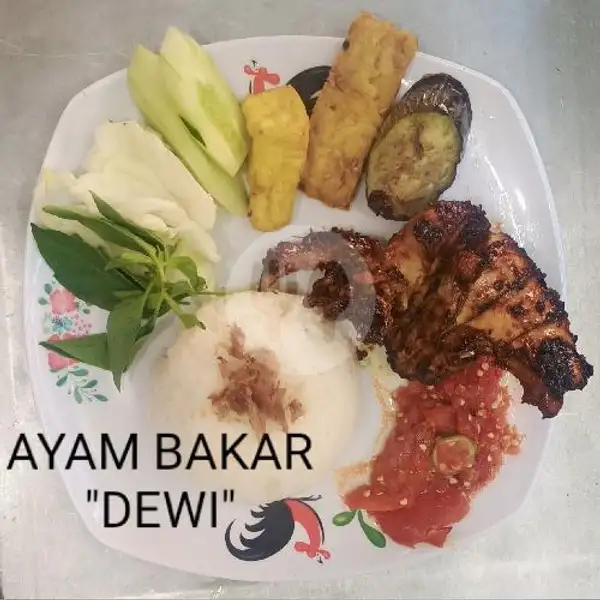 Ayam Bakar Besar + Nasi | Ayam Geprek Sudi Mampir, Food Court Genteng Biru
