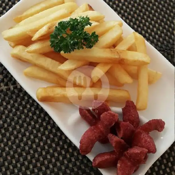 Sausage French Fries | Toko Coklat, Cimanuk
