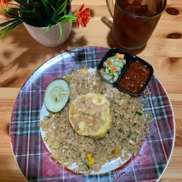 Nasi Goreng Ayam+es Teh | Bangka Jaya, Pulau Ambon