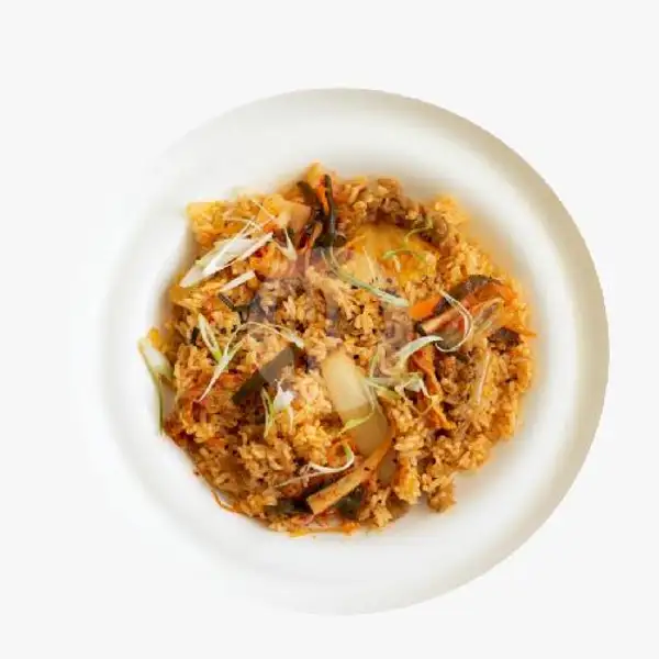 Kimchi Fried Rice (chicken) | Brownfox Waffle & Coffee, Denpasar