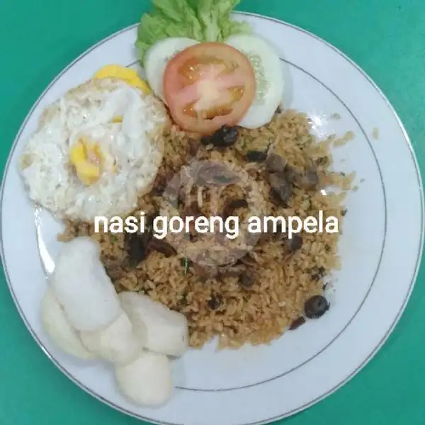 Nasi Goreng Ampela + Telur | Nasi Goreng dan Mie Tektek Dendeng Badaruak, Jalan Lobak