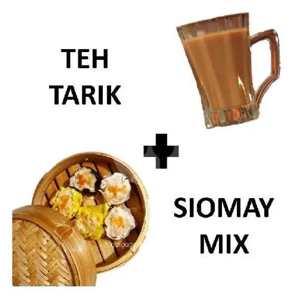 Siomay Mix + Teh Tarik | Nyamm Dimsum, Arcamanik