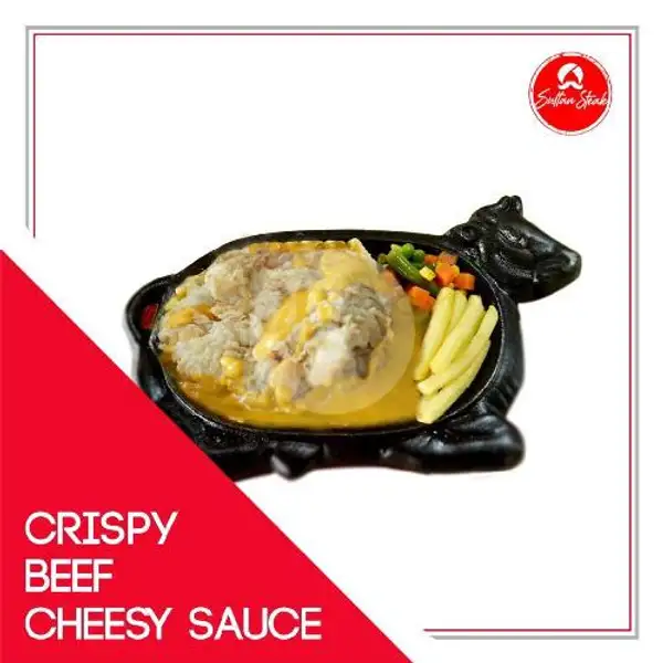 Crispy Beef Steak Single Cheesy Original Sauce | Sultan Steak Sawojajar