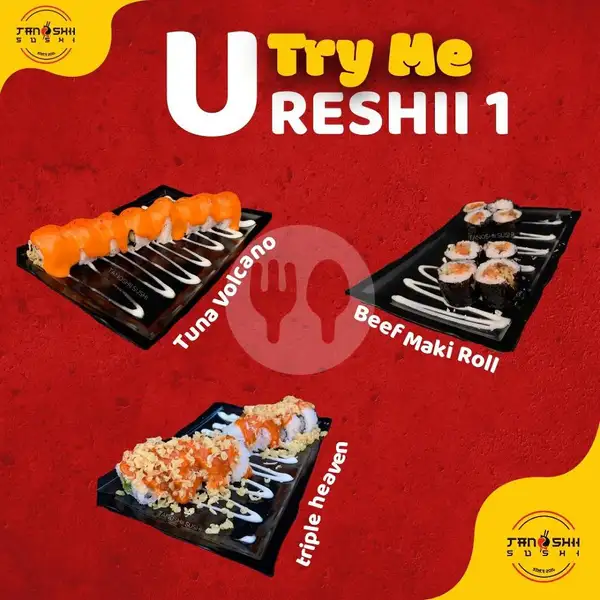 Ureshii 1 | Tanoshii Sushi, Genteng