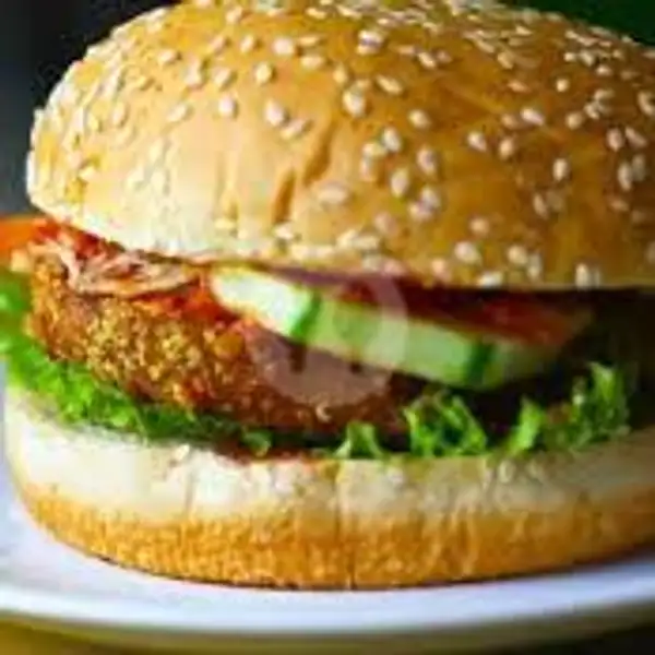 burger krispy nugget+keju | Burger Kebab Nasi Dapoer Adz-ka, Bumi Parahyangan Kencana