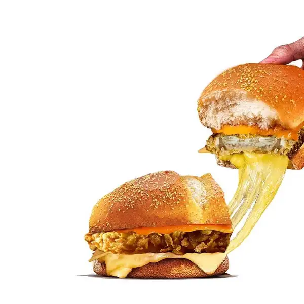 Mozzarella Chicken Burger | Burger King, Level 21 Mall