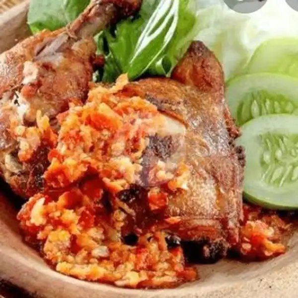 Ayam Goreng Cobek + Tahu Tempe Lalab | @Rex Food, Darmodiharjo