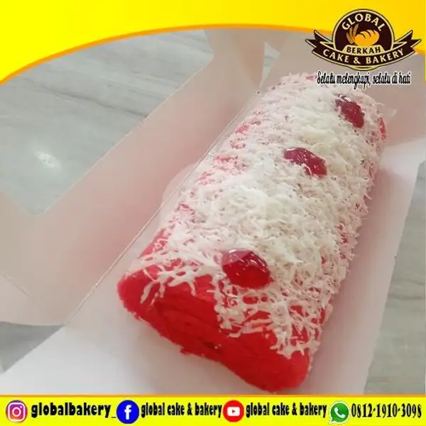 Strawberry Roll | Global Cake & Bakery,  Jagakarsa