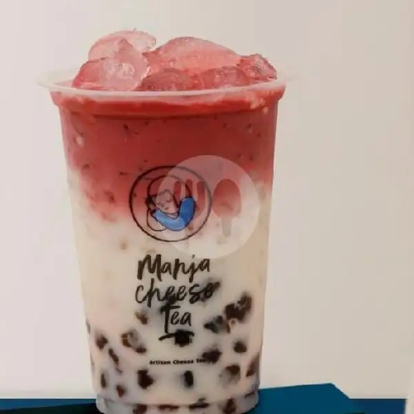 Strawberry Smoothie | Manja Cheese Tea, Denpasar