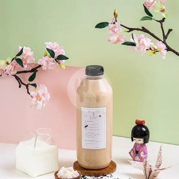 Sakura Milk Tea (1Liter) | Shushu Palembang Indah Mall