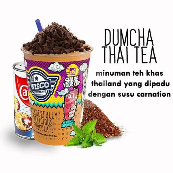 Dumcha Thai Tea | Snakie iCafe 24 Jam, Sidanegara