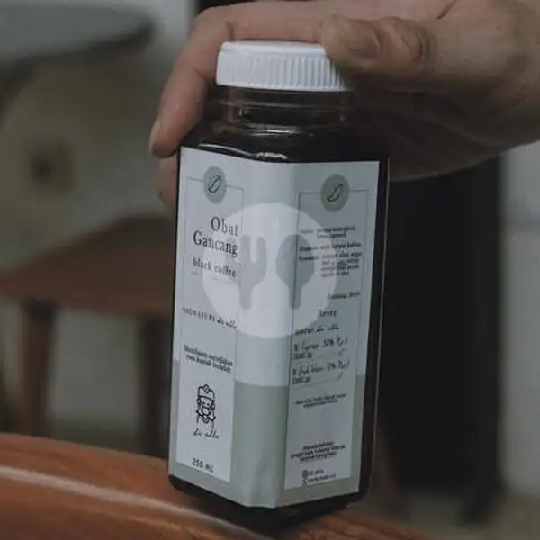 Botol  250Ml Obat Gancang (Kopi Hitam) | Dr Ells Coffee, Pasteur